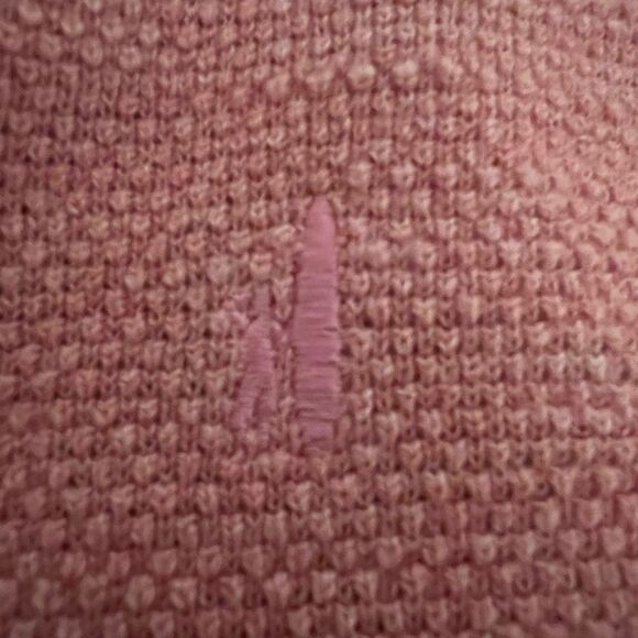 NWT Johnnie-O Belmore Sweater Coral Pink Cotton Blend V-Neck Pullover Size M - Picture 6 of 8